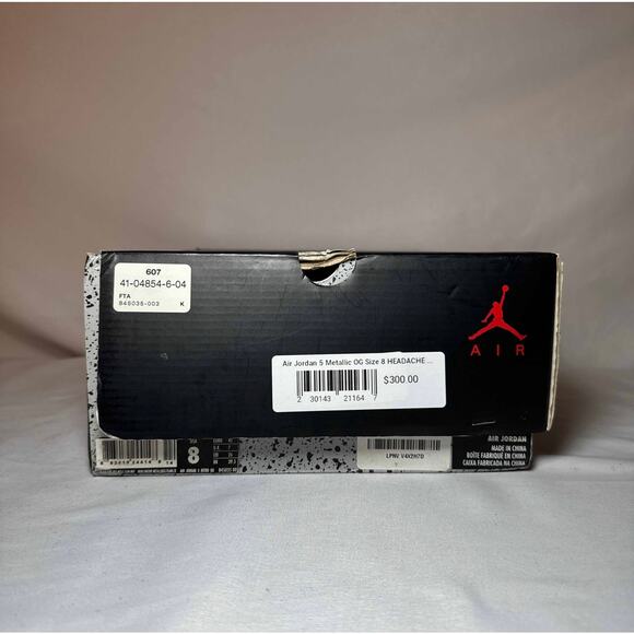 Jordan Shoes Size 8 Nike Air Jordan 5 Retro Og Black Metallic 26 Mens Shoes Ships Now Poshmark
